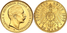 Germany - Empire Prussia 20 Mark 1906 A Collector's Copy