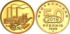 Germany - DDR 50 Pfennig 1949 A (2019) Restrike