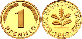 Germany - FRG 1 Pfennig 1949 (2019) Restrike