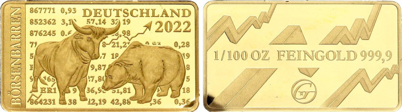 Gold (.999) 0.031 g., Proof; Animals