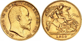 Great Britain 1/2 Sovereign 1910