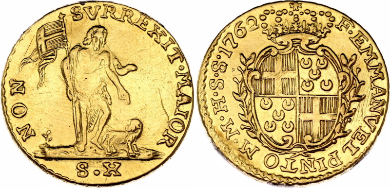 KM# 270, Fr# 36, N# 83741; Gold (.840) 7.73 g.; Manuel Pinto de Fonseca; XF, rem...