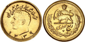 Iran 1/4 Pahlavi 1960 AH 1339