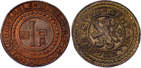 Belgium Ghent 1 Franc 1915