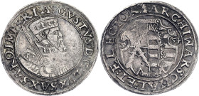 German States Saxony-Albertine 1/4 Taler 1554