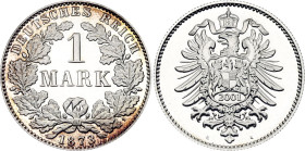 Germany - Empire 1 Mark 1873 (2001) Restrike