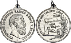Germany - Empire Nickel Medal "Friedrich" 1888