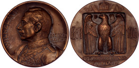 Germany - Empire Bronze Medal "25th Anniversary of the Reign of King Wilhelm II" 1913