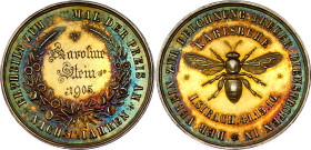 Germany - Empire Baden Karlsruhe Silver Medal "Karoline Stein" 1905 (ND)