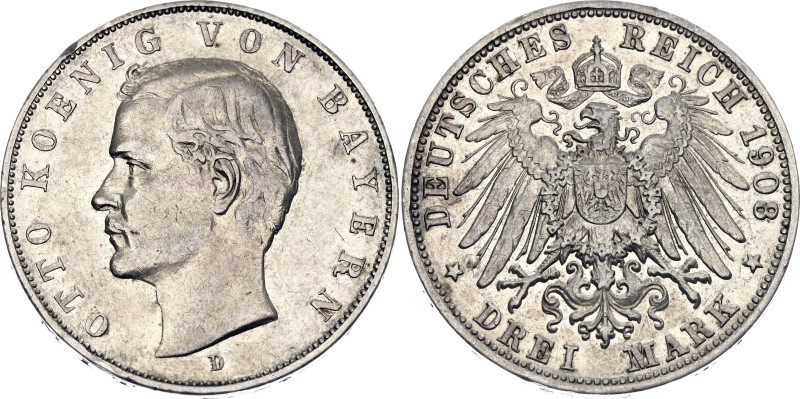 KM# 996, N# 7937; Silver; Otto; XF