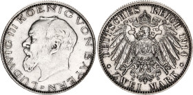 Germany - Empire Bavaria 2 Mark 1914 D