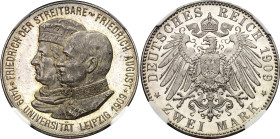 Germany - Empire Saxony-Albertine 2 Mark 1909 NGC MS64
