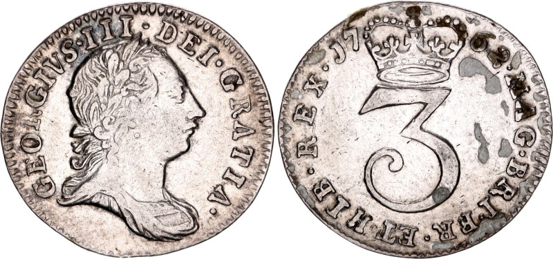 KM# 591, Sp# 3753, N# 13145; Silver; George III; XF