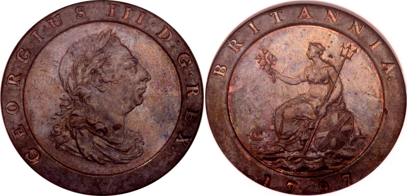 KM# 619, N# 1287; Copper; George III