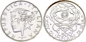 Italy 500 Lire 1988 R