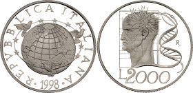 Italy 2000 Lire 1998 R