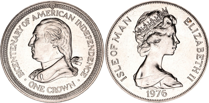 KM# 37, Schön# 40, N# 19998; Copper-nickel; Elizabeth II; Bicentenary of America...