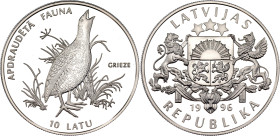 Latvia 10 Latu 1996