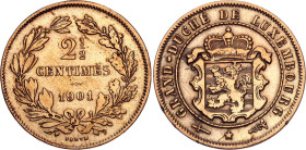 Luxembourg 2-1/2 Centimes 1901