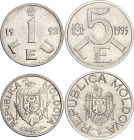 Moldavia 1 - 5 Lei 1992 - 1993