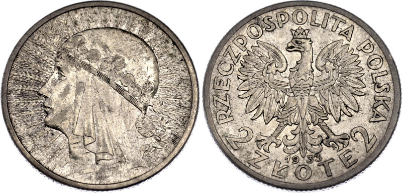 Y# 20, Schön# 19, N# 8805; Silver; Polonia; XF