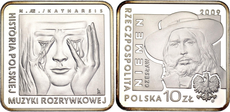 Y# 685, N# 88527; Silver., Proof; Czeslaw Niemen; Mintage 100000 pcs.; In origin...