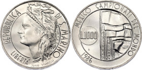San Marino 1000 Lire 1986 R
