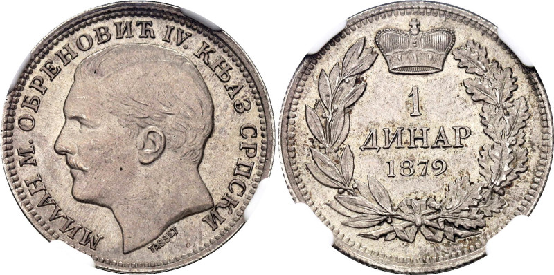 KM# 10, N# 16137; Silver; Milan Obrenović IV