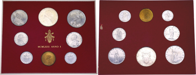 KM# MS66; With Silver; Paul VI; In original package; 60000 sets issued; UNC