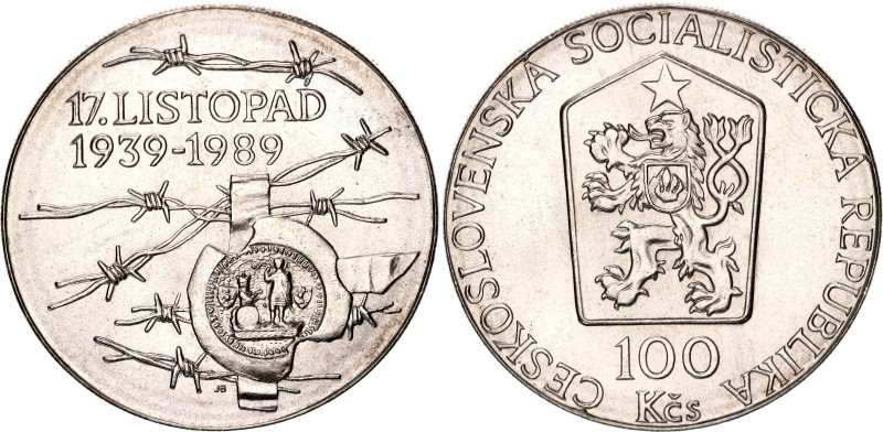 KM# 135, N# 20232; Silver; 50th Anniversary of Student Organization Against Occu...