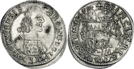 Bohemia Olomouc 3 Kreuzer 1665