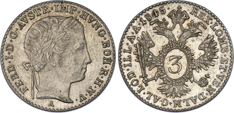 KM# 2191; Adamo# D2, N# 20701; Silver; Ferdinand I; Vienna Mint; UNC