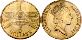 Australia 5 Dollars 1988
