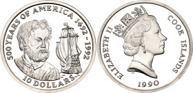 Cook Islands 10 Dollar 1990