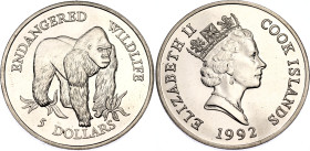 Cook Islands 5 Dollar 1992