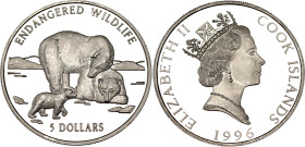 Cook Islands 5 Dollars 1996