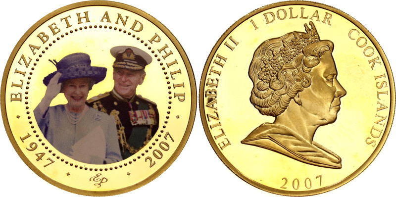 KM# 1200, N# 67284; Gold plated copper-nickel, Proof; 60th Anniversary of the Ma...