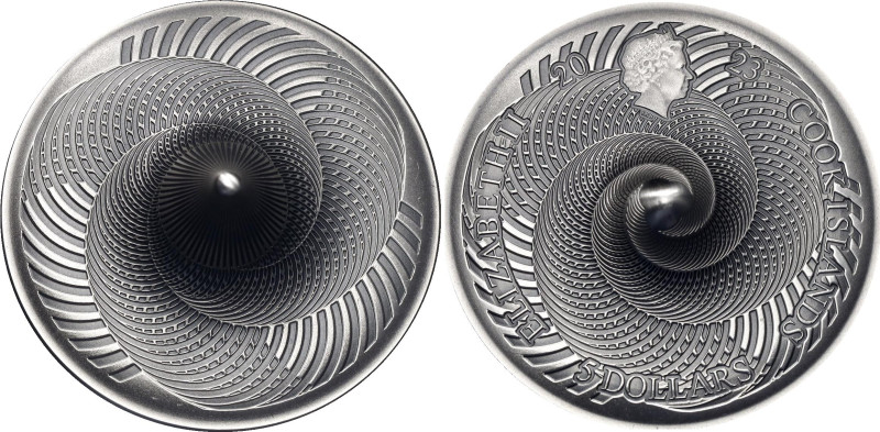N# 354810; Silver (.999), 1 oz., Proof; Elizabeth II; Spinning Coin; Ultra High ...