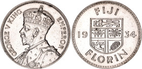 Fiji 1 Florin 1934