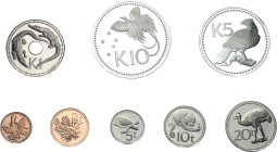 Papua New Guinea Annual Proof Coin Set 1975