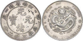 China Kiangnan 1 Dollar 1904 With Chopmarks