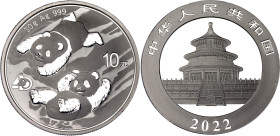 China Republic 10 Yuan 2022