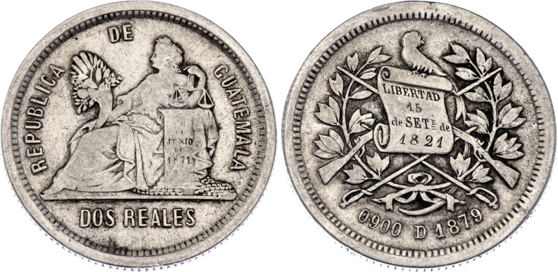 KM# 154, N# 75186; Silver; Guatemala Mint; VF