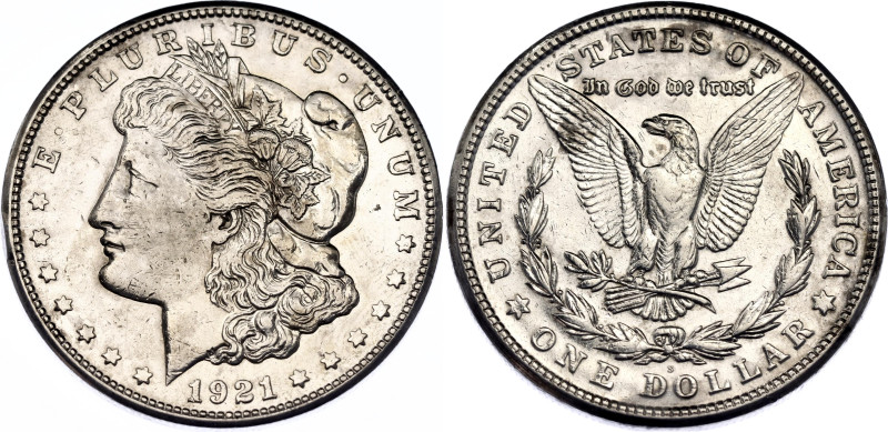 KM# 110, N# 1492; Silver; Morgan Dollar; XF