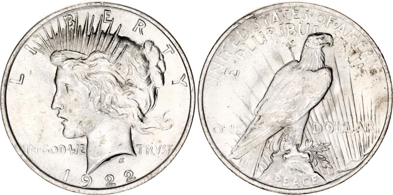 KM# 150, N# 5580; Silver; "Peace Dollar"; Philadelphia Mint; UNC