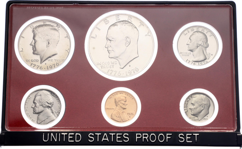 Silver & Copper-nickel & Copper, Proof; Bicentenary of the United States; 1/4 - ...