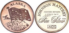 United States Silver Medal "Alaska, Johnson Mattney" 1985