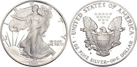 United States 1 Dollar 1991 S