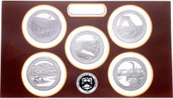 United States "America the Beautiful Quarters" Proof Set 2014 S