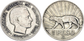 Uruguay 1 Peso 1942 So